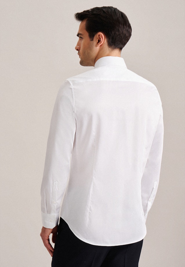 Slim Business Hemd Uni in Weiß |  Seidensticker Onlineshop