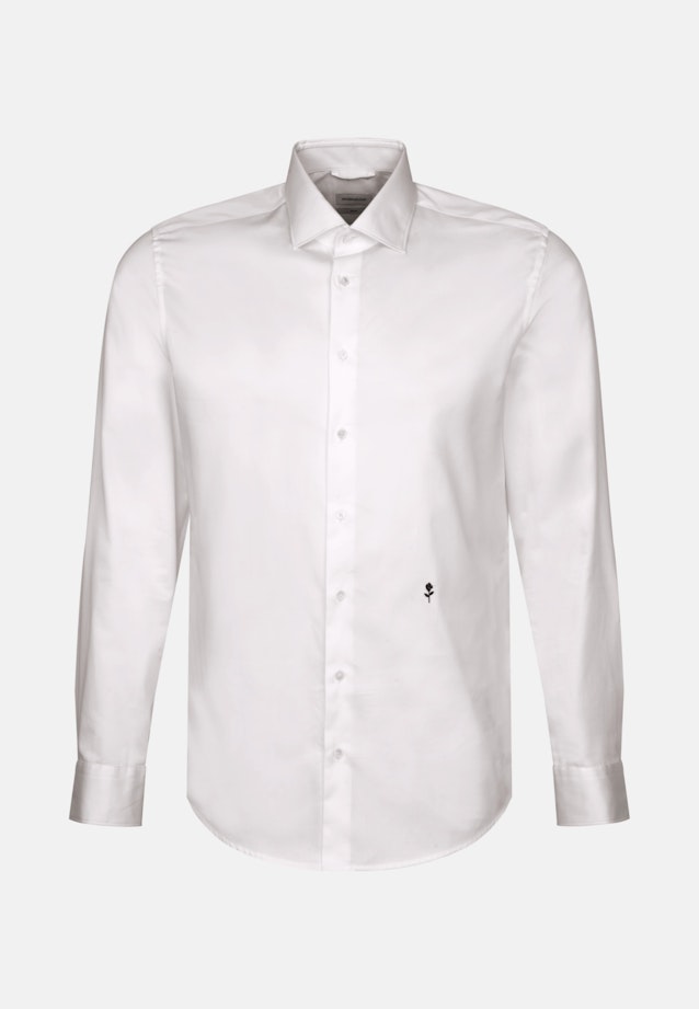 Slim Business Hemd Uni in Weiß |  Seidensticker Onlineshop