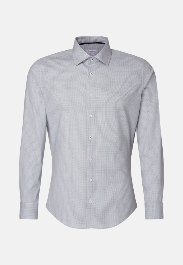 Non-iron Poplin Business Shirt in Slim with Kent-Collar in Green |  Seidensticker Onlineshop