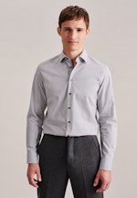 Slim Business Hemd Karo in Grau |  Seidensticker Onlineshop