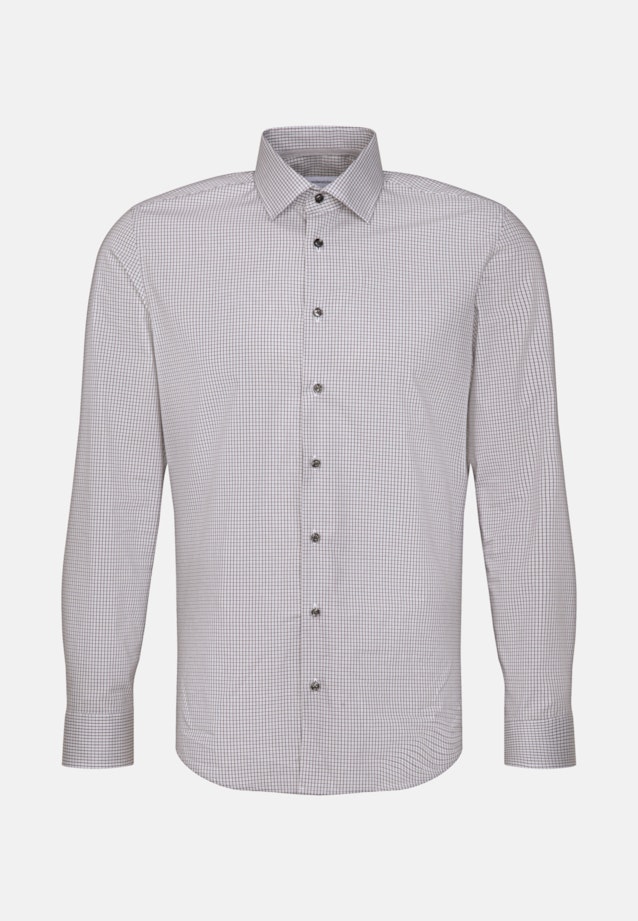 Slim Business Hemd Karo in Grau |  Seidensticker Onlineshop