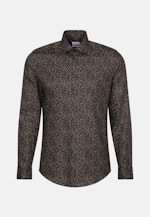 Shaped Business Hemd Druck in Grün |  Seidensticker Onlineshop