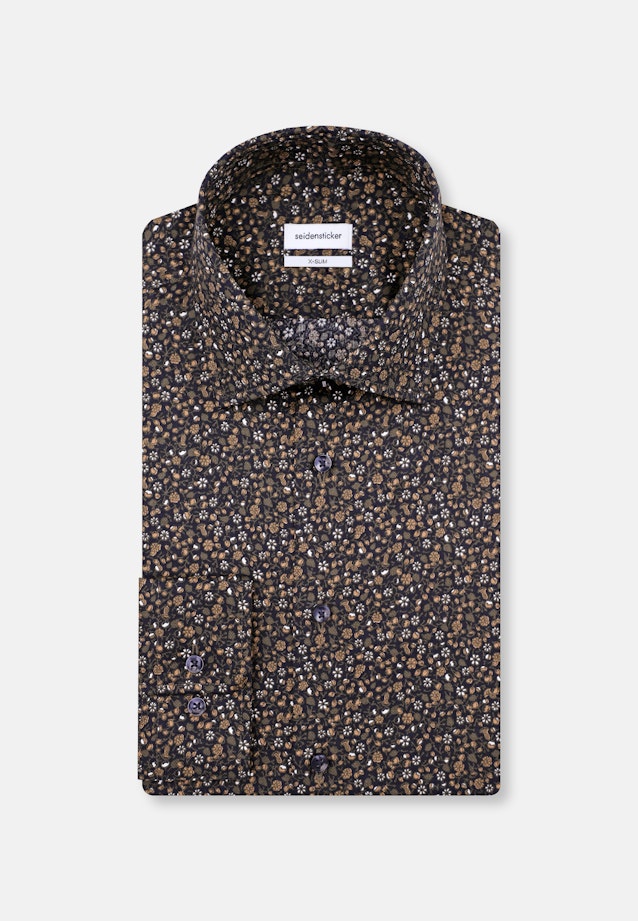 X-Slim Business Hemd Druck in Grün |  Seidensticker Onlineshop