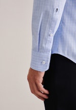 Slim Business Hemd Karo in Hellblau |  Seidensticker Onlineshop