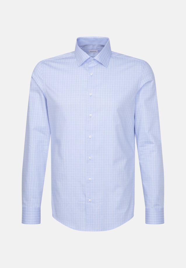 Slim Business Hemd Karo in Hellblau |  Seidensticker Onlineshop