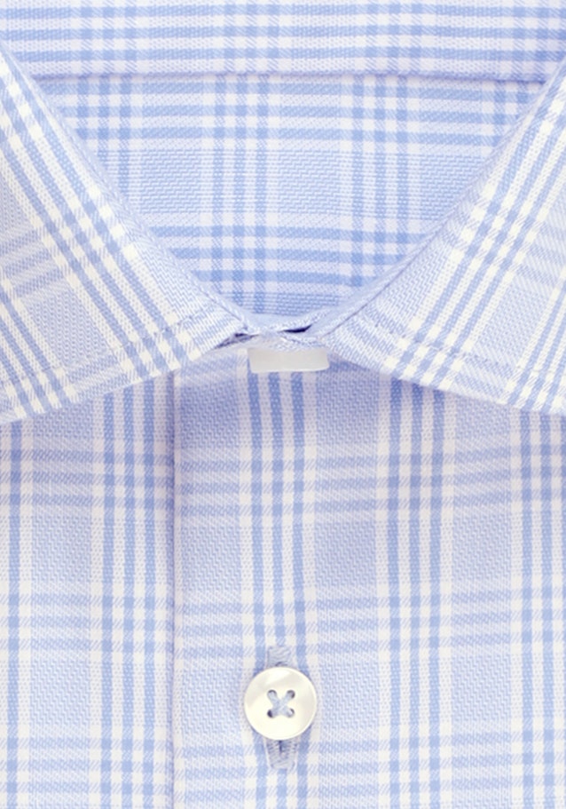Non-iron Twill Business overhemd in Shaped with Kentkraag in Lichtblauw |  Seidensticker Onlineshop