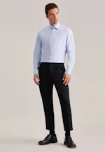 Shaped Business shirt Check in Light Blue |  Seidensticker Onlineshop