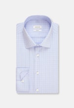 Shaped Chemise d'affaires carreaux in Bleu Clair |  Seidensticker Onlineshop