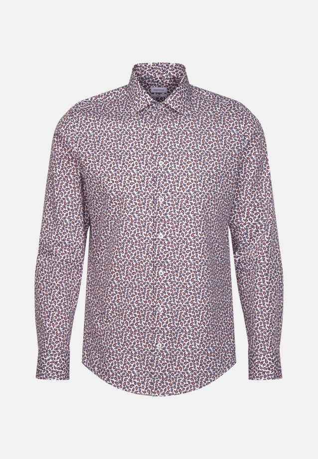 Slim Business shirt Paisley in Orange |  Seidensticker Onlineshop