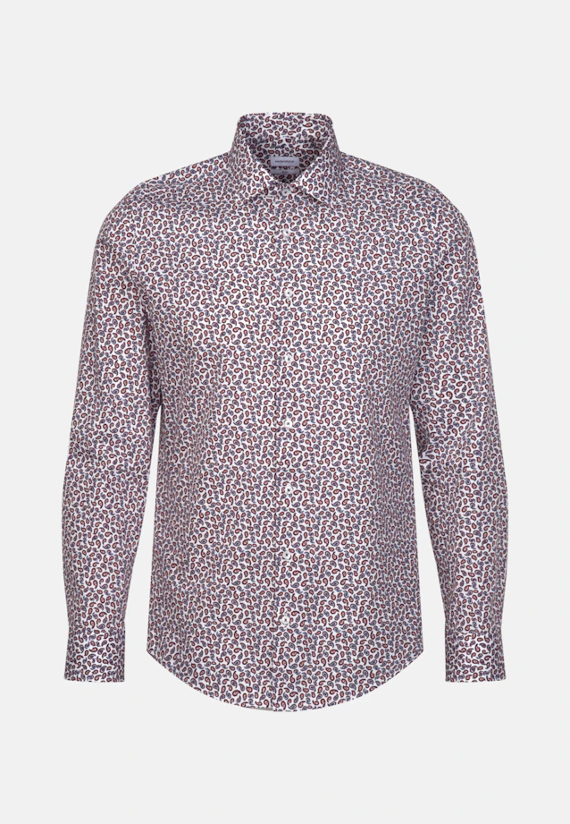 Slim Business Hemd Paisley in Orange |  Seidensticker Onlineshop