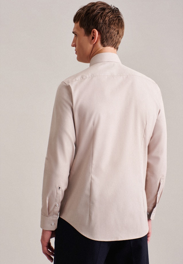 Shaped Chemise d'affaires Uni in Marron |  Seidensticker Onlineshop