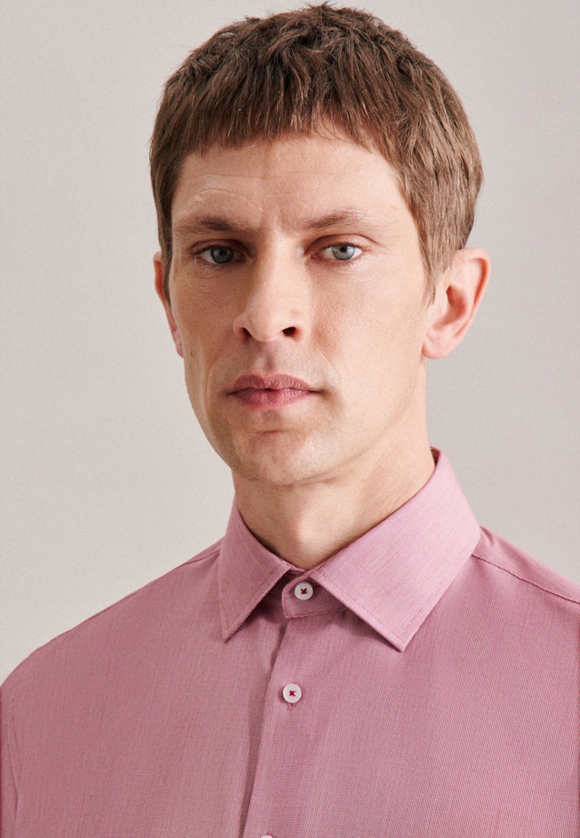 Shaped Business Hemd Uni in Rot |  Seidensticker Onlineshop