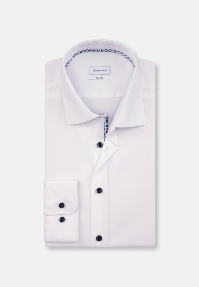 Shaped Chemise d'affaires Uni in Blanc |  Seidensticker Onlineshop