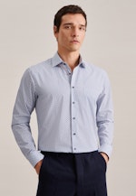 Regular Chemise d'affaires Imprimé in Bleu Clair |  Seidensticker Onlineshop