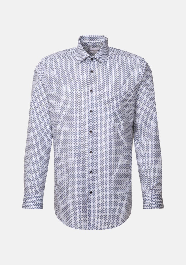 Chemise Business Regular Popeline Col Kent in Bleu Clair |  Seidensticker Onlineshop