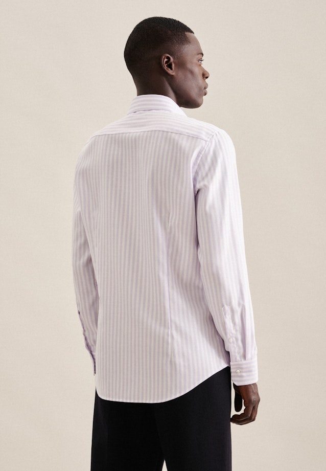 Regular Chemise d'affaires rayures in Lilas |  Seidensticker Onlineshop
