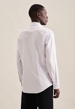 Regular Chemise d'affaires rayures in Lilas |  Seidensticker Onlineshop