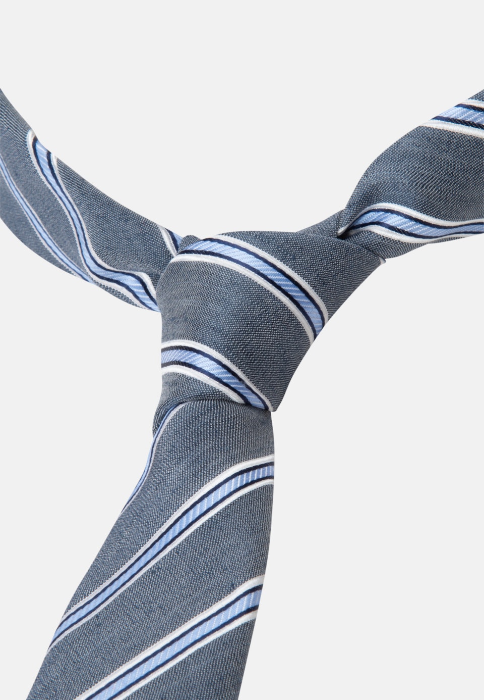 Krawatte aus in Mittelblau |  Seidensticker Onlineshop