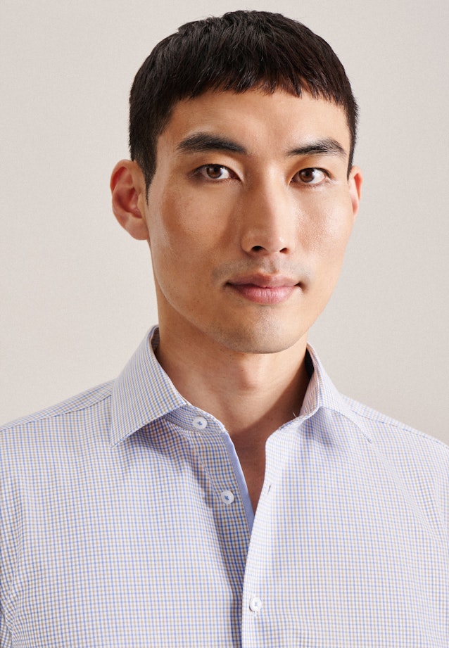 Slim Business shirt Check in Brown |  Seidensticker Onlineshop