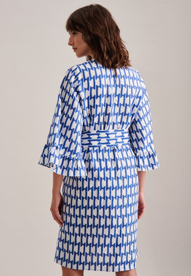 Crew Neck Dress in Medium Blue | Seidensticker online shop