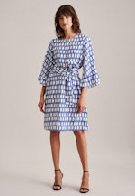 Crew Neck Dress in Medium Blue |  Seidensticker Onlineshop