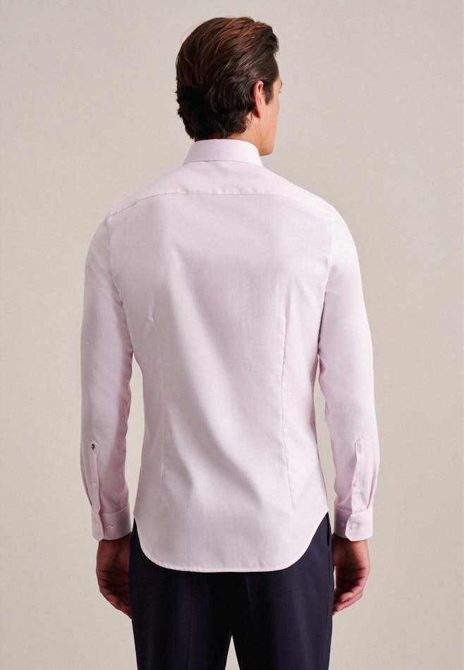 X-Slim Business Hemd Struktur in Rosa | Seidensticker Onlineshop