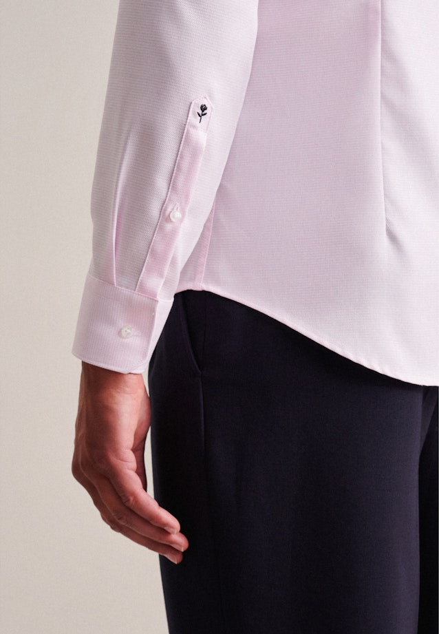 X-Slim Business Hemd Struktur in Rosa |  Seidensticker Onlineshop