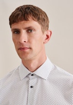 Business Shirt in Regular with Kent-Collar in Grey |  Seidensticker Onlineshop