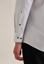 Business Shirt in Regular with Kent-Collar in Grey |  Seidensticker Onlineshop