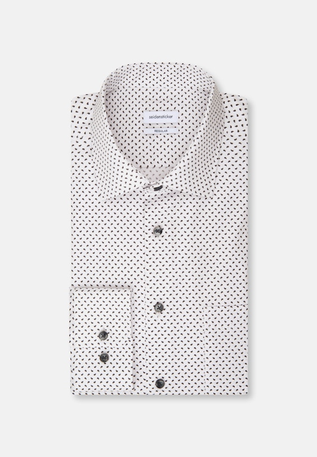 Regular Business Hemd Paisley in Grau |  Seidensticker Onlineshop