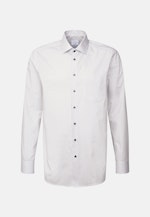 Business Shirt in Regular with Kent-Collar in Grey |  Seidensticker Onlineshop