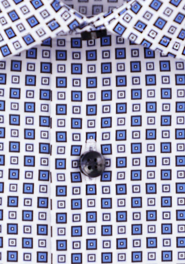 Slim Business Hemd Druck in Hellblau | Seidensticker Onlineshop