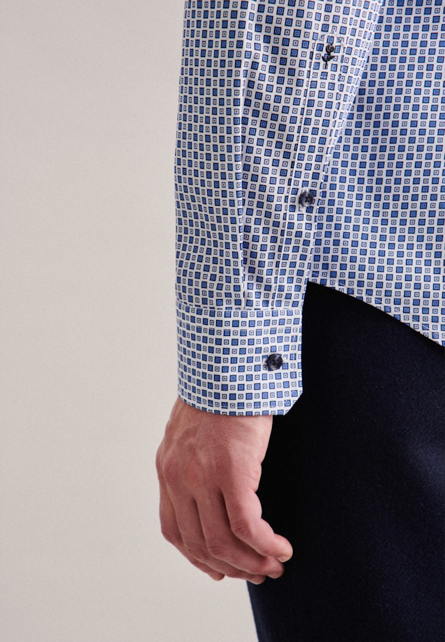 Slim Chemise d'affaires Imprimé in Bleu Clair |  Seidensticker Onlineshop