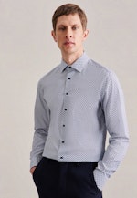 Chemise Business Slim Popeline Col Kent in Bleu Clair |  Seidensticker Onlineshop