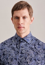 Business Shirt in Slim with Kent-Collar in Dark Blue |  Seidensticker Onlineshop