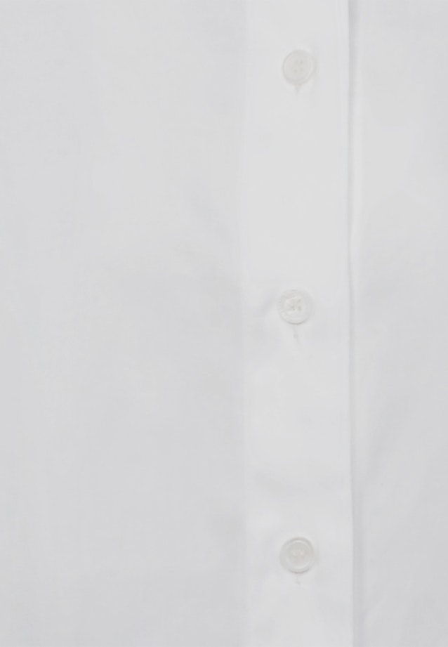 Satin Long Blouse in White |  Seidensticker Onlineshop