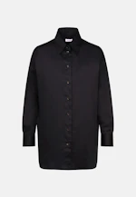Longbluse Uni in Schwarz |  Seidensticker Onlineshop