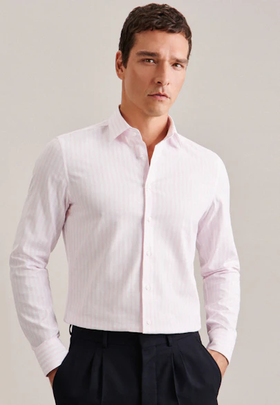 Slim Business shirt Stripe in Pink |  Seidensticker Onlineshop