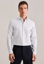 Slim Business shirt Check in Medium Blue |  Seidensticker Onlineshop