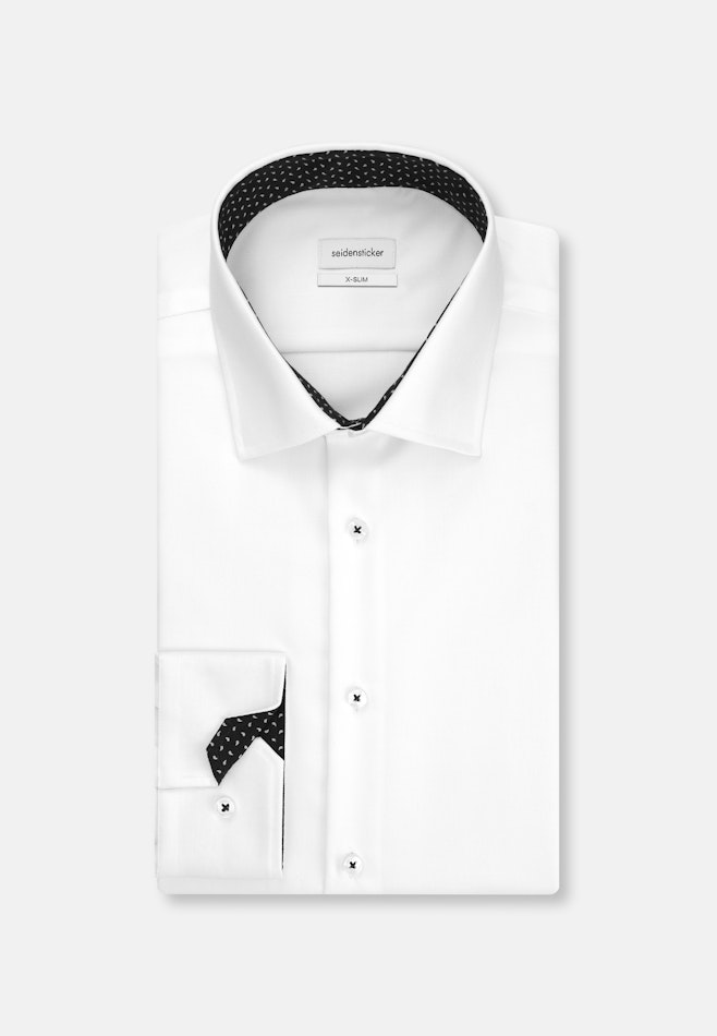 X-Slim Business Hemd Uni in Weiß | Seidensticker Onlineshop