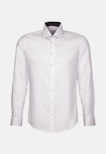 Non-iron Twill Business Shirt in X-Slim with Kent-Collar in White |  Seidensticker Onlineshop