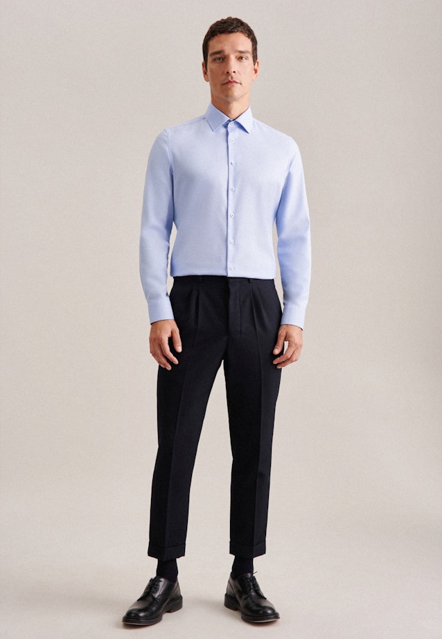 X-Slim Business Hemd Uni in Hellblau |  Seidensticker Onlineshop