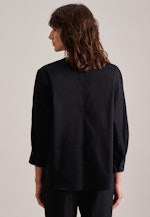 7/8-Arm Satin Tunika in Schwarz |  Seidensticker Onlineshop