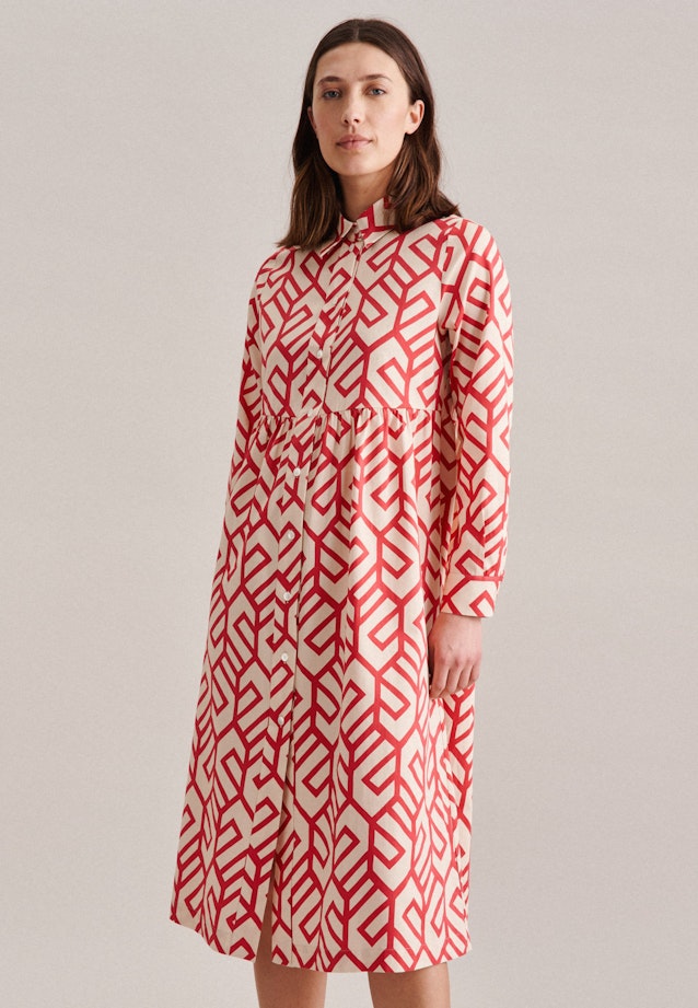 Satin Midi (knee-length) Dress in Pink | Seidensticker Onlineshop