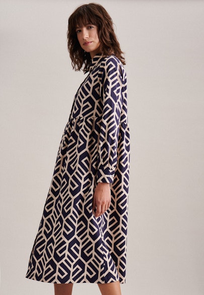 Dress Print in Dark Blue |  Seidensticker Onlineshop