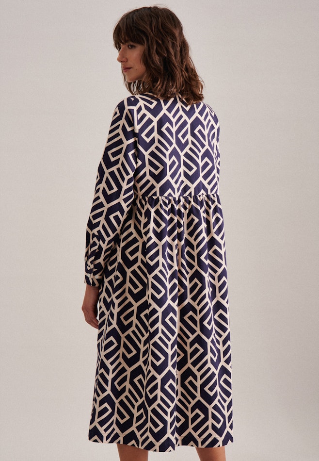 Collar Dress in Dark Blue | Seidensticker online shop