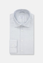 Shaped Business shirt Check in Medium Blue |  Seidensticker Onlineshop