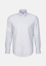 Shaped Business shirt Check in Medium Blue |  Seidensticker Onlineshop
