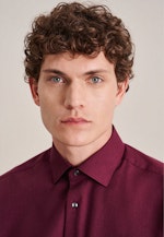 Regular Flannel shirt Uni in Red |  Seidensticker Onlineshop