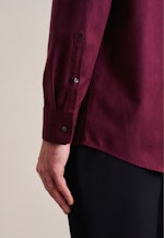 Twill Flanellhemd in Regular mit Kentkragen in Rot |  Seidensticker Onlineshop